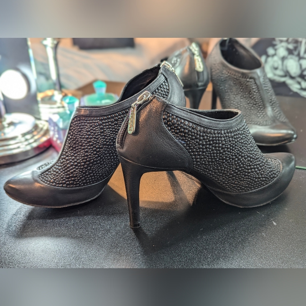 Maloles black stud heels - Picture 2 of 16